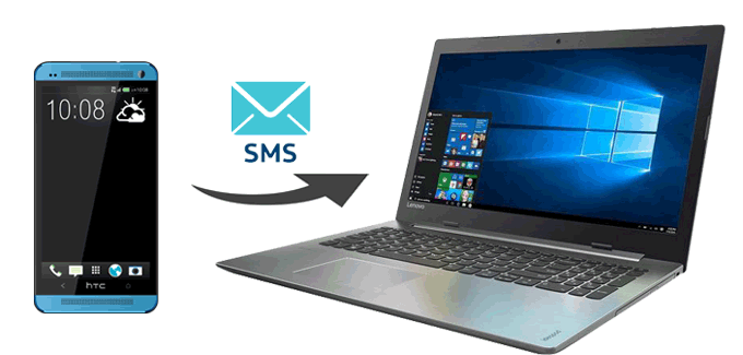how to transfer text messages from htc to computer