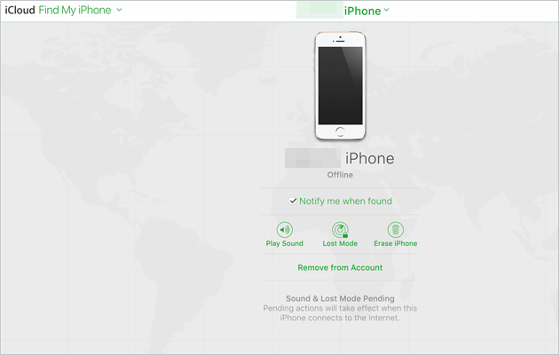 restore iphone without password using find my iphone