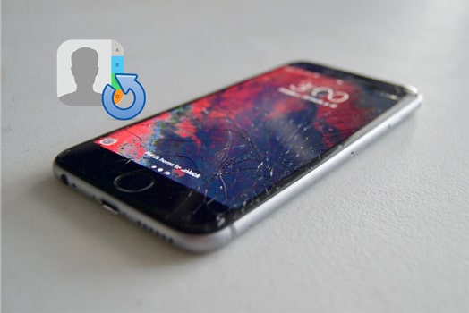 how to retrieve contacts from iphone with broken screen
