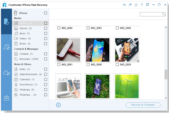 recover files from camera roll from idvice