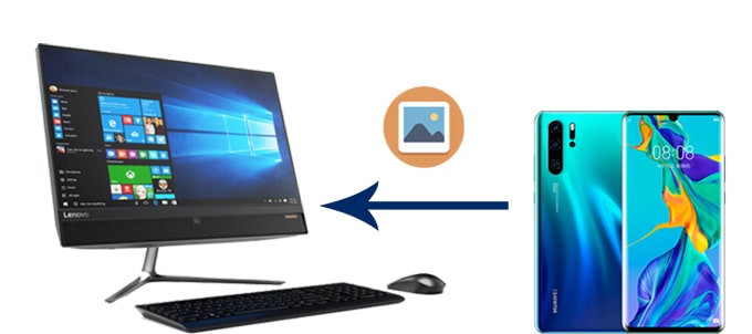 how to transfer photos from huawei to pc