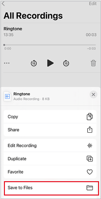 how to change voice memos to mp3