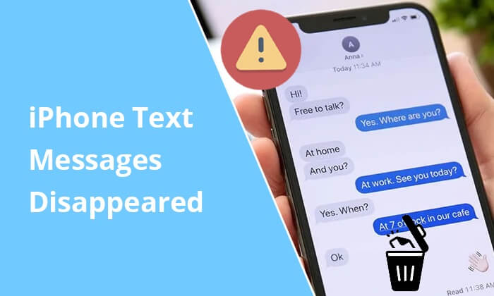 iphone text messages disappeared