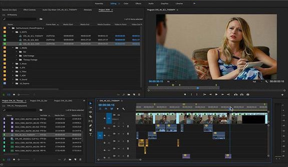 best vlog editing software - adobe premiere pro