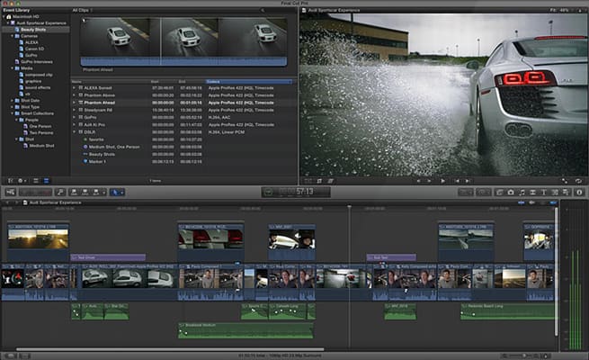 final cut pro split screen video editor