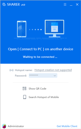 connect android to laptop via wifi with shareit