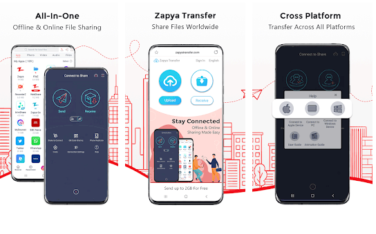 zapya android phone transfer app