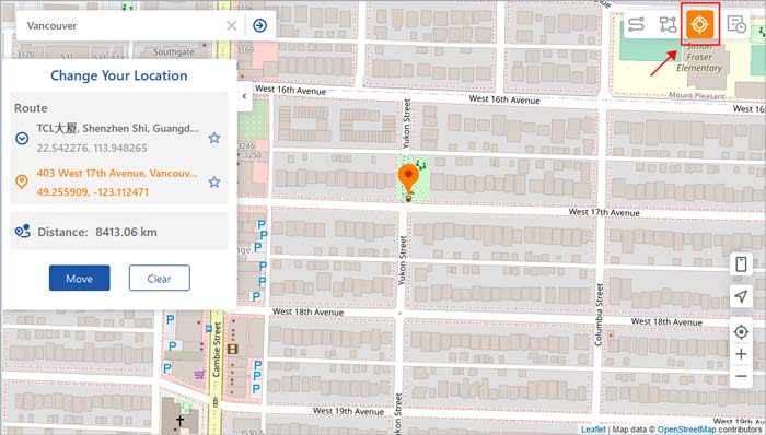 fast change android gps location