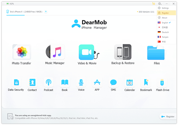 best iphone manager - dearmob