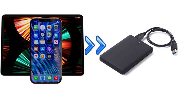 how to back up iphone to external hard drive