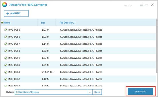 convert heic images to jpg via a useful heic converter