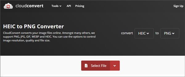 convert heic to png via online cloud converter