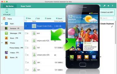 transfer android data on mac selectively