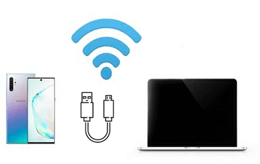 connect android via wifi or usb