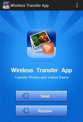 transfer photos from ipod to iphone via the wireless transfer app