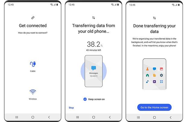 transfer data from s7 to s9 via samsung smart switch