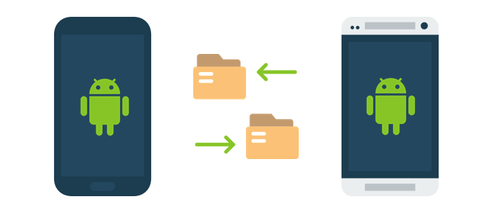 transfer data from android to android