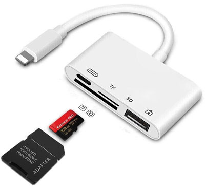 copy photos from ipad to sd card via otg usb adapter