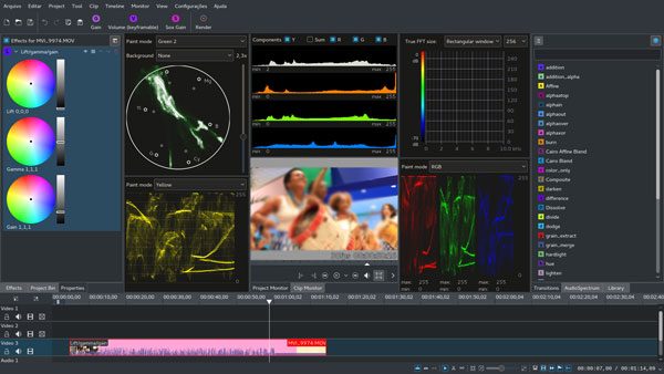 edit movies with the video editor