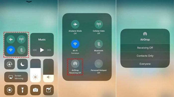add videos to imovie from another iphone via airdrop