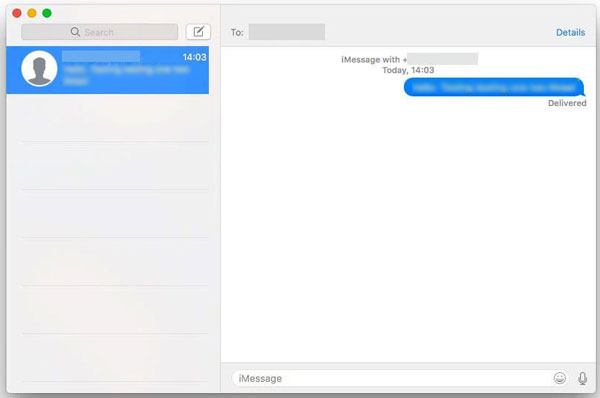 send a video from mac to and ipad via imessage