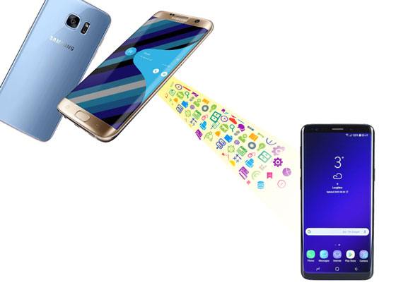 how to transfer data from samsung s7 to samsung s9