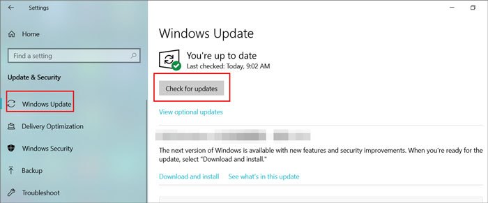 update windows to fix itunes error
