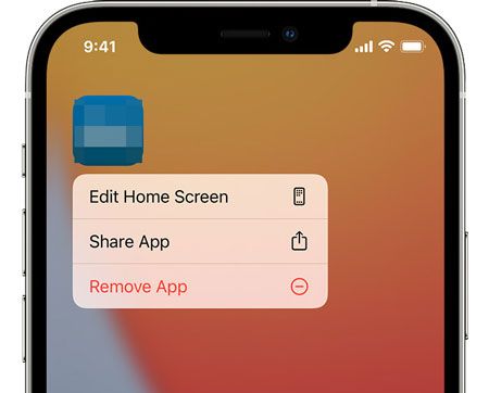 remove app from iphone to fix comcast
