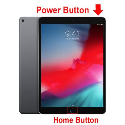 принудительно перезагрузить iPad, чтобы решить проблему с перезапуском